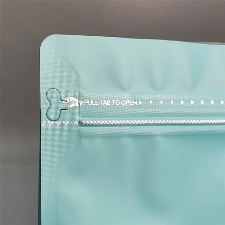 Basic Light Blue Cube Eight-Side Seal Pouches With Valve For Coffee price