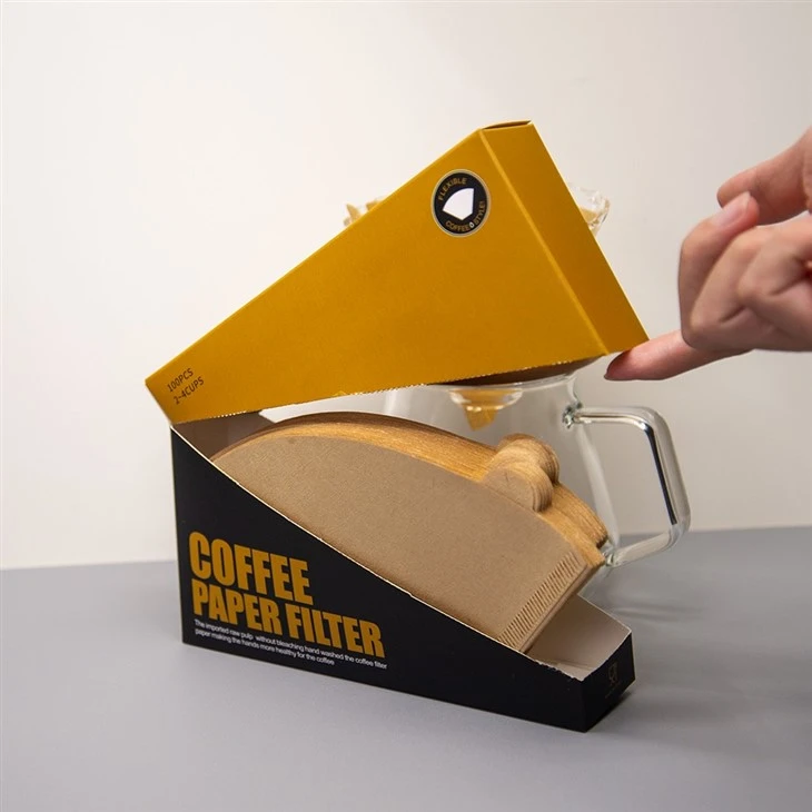 U Shaped Coffee Filter Paper | Eco Friendly Biodegradable Filters For Coffee Roasters factory